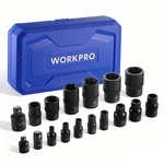 Workpro 17-piece E-torx Socket Set, Premium Cr-v Steel External Torx Black. Fixed Price $33.99.