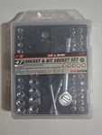 Performance Tool 47pc Socket & Bit Set 1/4 Sae Metric W1177 New Sealed. Fixed Price $20.99.