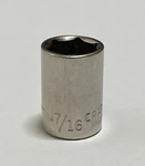 Craftsman 7/16" Shallow Socket 6-point 1/4" Drive Sae G2 43498 Made In Usa. Fixed Price $3.00.