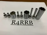 Snap-on Tools Usa Add On 1/4 Drive 6pt Shallow Semi Deep Lot Set 1/8" 5/32" 5/8". Fixed Price $299.95.
