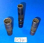 Mac Tools 3 Pc. 3/8 Drive Impact Sae. Spark Plug Universal, Double Joint Sockets. Fixed Price $120.00.