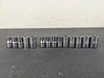 #ax703 Armstrong Tools Usa 1/4" Dr Sae Metric 14pc Shallow 12pt Socket Set Gmtk. Fixed Price $38.21.