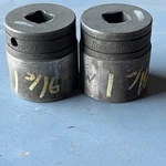 Snap-on Gsw381 1-3/16" Shallow Impact Socket 1/2" Drive 12 Pt - Set Of 2 N. Fixed Price $24.75.