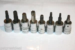 Snap-on Tools Mac Stanley 3/8" Drive Torx Driver Socket Set 8pc Usa. Fixed Price $99.00.