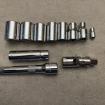 Lot Of 10 Armstrong Usa Shallow Deep Sockets Mixed Great Condition. Fixed Price $12.48.