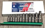 Mayhew 12pc Torx / Star Bit Driver Socket Set W/ Rail Sizes: T10 To T60 #16013. Fixed Price $74.39.