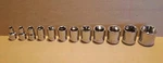 Kobalt 12 Piece Metric Chrome 6 Point Standard Socket Set For 3/8" Inch Drive. Fixed Price $27.94.