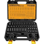 Impact Socket Set 1/4 Drive 56 Piece Sae Metric Cr V Elead E70061 Inch. Fixed Price $74.99.