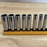 Mac Tools Sae Deep Socket Set 1/4" Drive 6 Point 8pc Smd86tr Usa. Fixed Price $139.99.