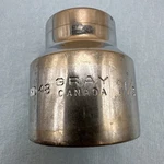 Gray Tools 1-1/2 12 Point Socket 3/4 Drive Hd48 Canada. Fixed Price $14.99.