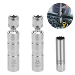 12mm 14mm 16mm Magnetic Swivel Spark Plug Socket 3/8"drive 12-point Removal Tool. Fixed Price $11.48.