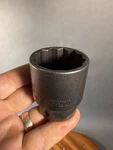 Wright Tool, 1/2" Drive Socket 1-1/2 12 Pt Made In Barberton, Oh. Vintage 1953. Fixed Price $21.99.