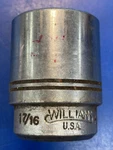 17/16 Williams H-1246 Socket. Fixed Price $19.99.