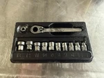 Snap On 112rtsma Low Profile Socket Set Metric With Case Excellent Condition. Fixed Price $249.00.