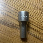 Cornwell Usa T-2208-ml Sae 1/4" Semi-deep Mid Socket, 3/8" Drive, 6 Point. Fixed Price $10.00.