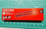 Craftsman 1/4 Socket Tray Twist Lock Mm Sae. Fixed Price $13.99.