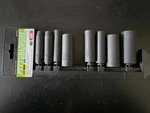 Pittsburgh 3/8 Drive 8 Pc. Deep Wall Impact Socket Set. Fixed Price $15.00.