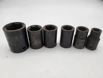6 Matco Tools 1/2" Drive Shallow Impact Socket Set Cp 326 246 226 206 186 146. Fixed Price $74.99.