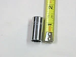 Mac Tools 7/16" 12 Point 1/4" Drive Semi-deep Chrome Socket M1422. Fixed Price $13.95.