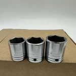 Vtg Proto Usa 3pc 6 Point 1/2" Dr Socket Set 1-1/8" 1-1/16 1 Sae 5436h 5432h. Fixed Price $19.95.