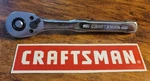 Craftsman Low Profile 1/4-in. Drive Chrome Ratchet Cmmt86721 New. Fixed Price $16.75.