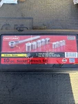 Sears Craftsman Usa Nos 9 Sae Sockets And Case Only 6 Point. Fixed Price $22.00.