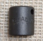 Mac Tools Xp226r, 3/8" Drive, 11/16" Impact Socket, Shallow, 6 Point.. Fixed Price $15.89.