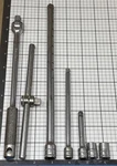 New Britain 3/8 & 1/4 Drive 7 Pc Lot Breaker Bar T-handle Extensions Sockets Vtg. Fixed Price $33.18.