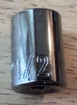 Craftsman 1/2" X 1/4" Dr Socket 81-772gm Gunmetal Chrome Free Shipping. Fixed Price $9.97.