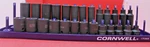 Cbpi2mkita-26 Piece 3/8" Drive Cornwell Metric Power Socket Set & Tray. Fixed Price $157.66.
