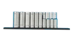 Vim Tools 10 Pc. 1/4'' Dr. Deep Sae Socket Set W/ Black 8 Magrail S400d. Fixed Price $51.26.