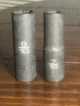 Matco 3/8 Drive 7/16 And 9/16 Deep Sockets. Fixed Price $21.00.