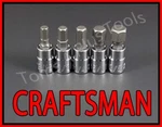 Craftsman Hand Tools 5pc 1/4 Sae Hex Key Bit Ratchet Wrench Socket Set. Fixed Price $8.31.