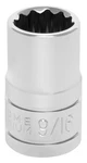 Performance Tool W32518 1/2 Inch Drive 9/16 12pt Socket. Fixed Price $10.99.