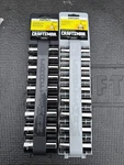 Nos Craftsman Socket Sets 3/8 Drive Deep Sae & Metric 6pt Usa 34443,. Fixed Price $99.00.