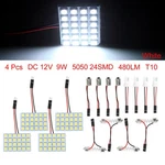 4 Pack T10 9w White 5050 24smd Car Interior Led Festoon Light Panel Dome Lamp. Fixed Price $12.99.