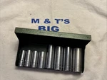 S-k Tools/sk Usa 3/8" Drive 6pt Sae 8pc Deep Socket Set To 13/16" W/ Case. Fixed Price $87.50.