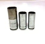 Husky 12 Point Deep Chrome Sockets 13/16, 3/4, 5/8 3/8" Drive Cbd26 Usa. Fixed Price $13.75.