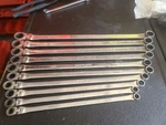 Matco 10 Piece Flex Ratcheting Extra Long Wrench Set Srfbzlm102ta. Fixed Price $350.00.
