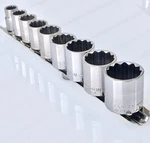 Craftsman Usa 3/8" - 7/8" Shallow Drive 12 Point Chrome 9pc Socket Set. Fixed Price $29.95.