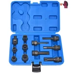 Yuesstloo 11pcs Brake Caliper Socket Kit, 1/2" Square Drive Wrench. Fixed Price $50.29.