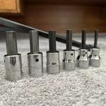 Snap On Tools 6pc 3/8" Drive Metric Hex Bit Socket Set 4-10 Mm Fam4a-fam10b Usa. Fixed Price $95.00.