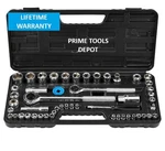 Pittsburgh 1/4 In., 3/8 1/2 In. Drive Sae And Metric Socket Set, 51-piece. Fixed Price $45.95.