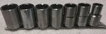 7pc Craftsman 1/2" Drive 12pt 21-19-18-17-16-15-11 Mm Metric Socket Set. Fixed Price $18.56.
