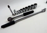 Wright 1/2" Drive 12pt Socket Set W/ Ratchet Breaker Bar Swivel Extension 12pc. Fixed Price $84.95.
