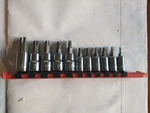 Matco Tools Sabp11tptxa.1/4" And 3/8" Drive 11 Piece Tamperproof Torx Bit Driver. Fixed Price $249.95.