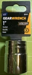 Gearwrench Standard Sae Socket 1" 80611 1/2 Inch Drive Chrome New. Fixed Price $12.99.