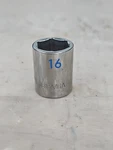 Matco Tools B16m6a 3/8" Drive 16mm 6pt. Socket New. Fixed Price $25.00.