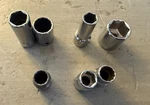 Mac Tools Usa 3/8" Drive 6pt 12pt 7pc Sae Metric Used Socket Lot 3/8 13mm 15mm. Fixed Price $30.00.