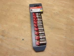 New Crescent 9pc. Sae Socket Set 12pt. 3/8" Drive # Csas4n ... Fixed Price $20.00.